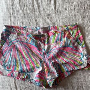 Lilly Pulitzer Pink and Green Shorts